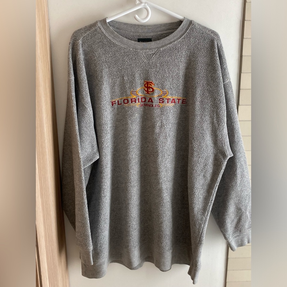 FSU Florida State Shag Crewneck
